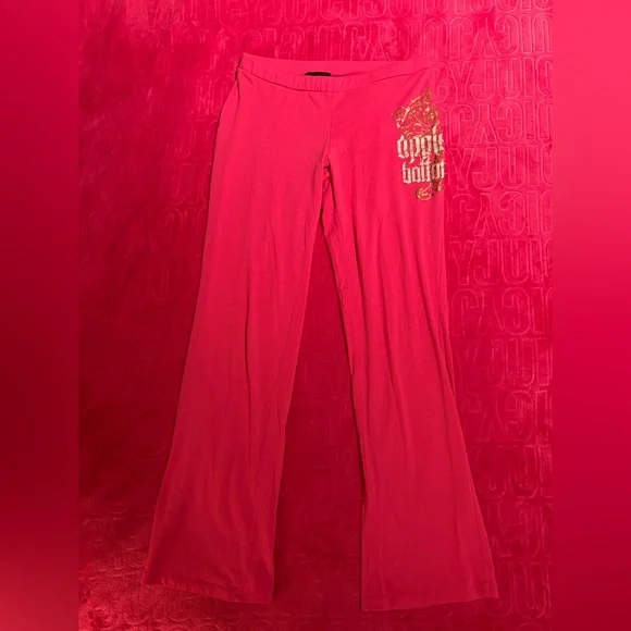 Apple Bottom Pink Flare sweatpant / leggings - Picture 1 of 10